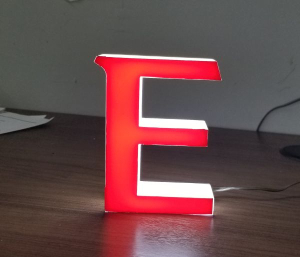 3D Illuminated Letters with Vinyl Graphics